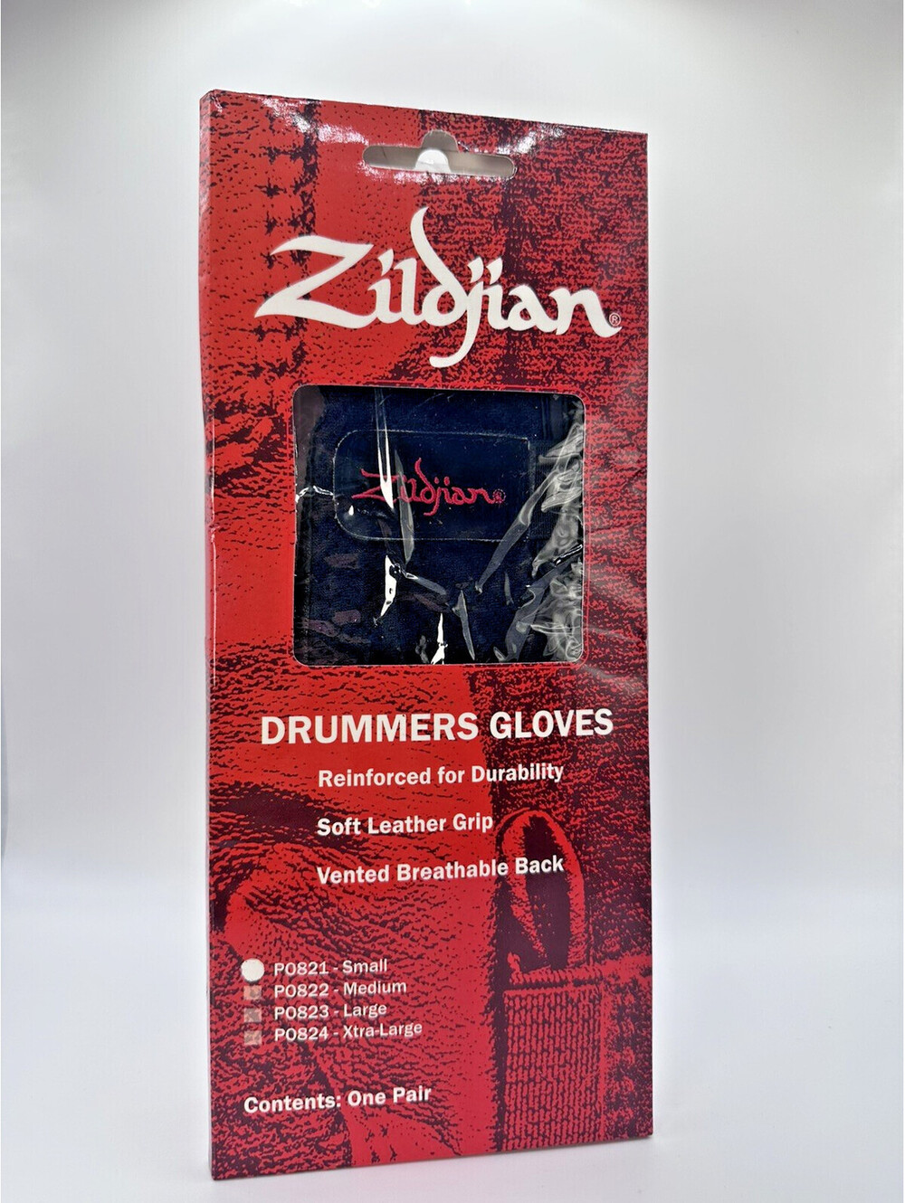 Zildjian Drummers Gloves P0824 PO821 SMALL Black New